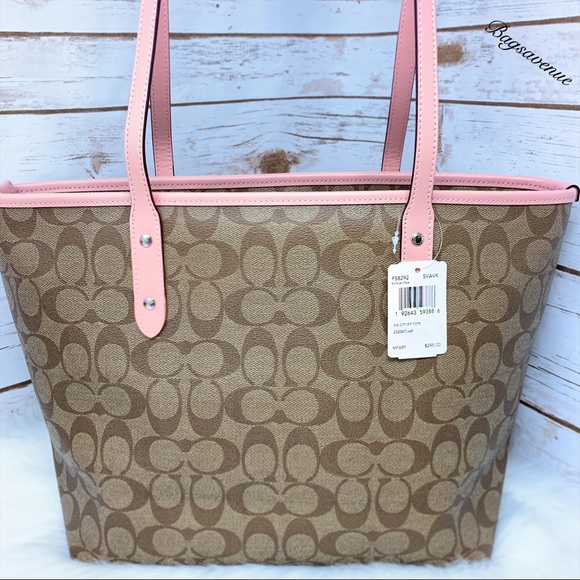 Coach signature city zip tote petal khaki wristlet - Picture 7 of 8